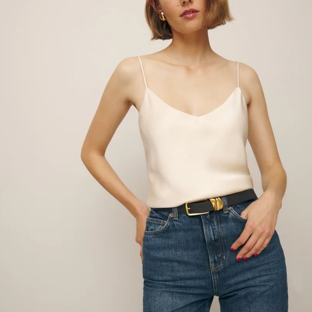 Reformation Satin Top in Size 6